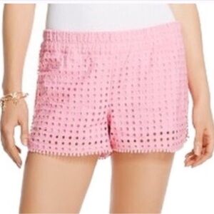 Lilly Pulitzer for Target Large Eyelet Pink Shorts Barbiecore